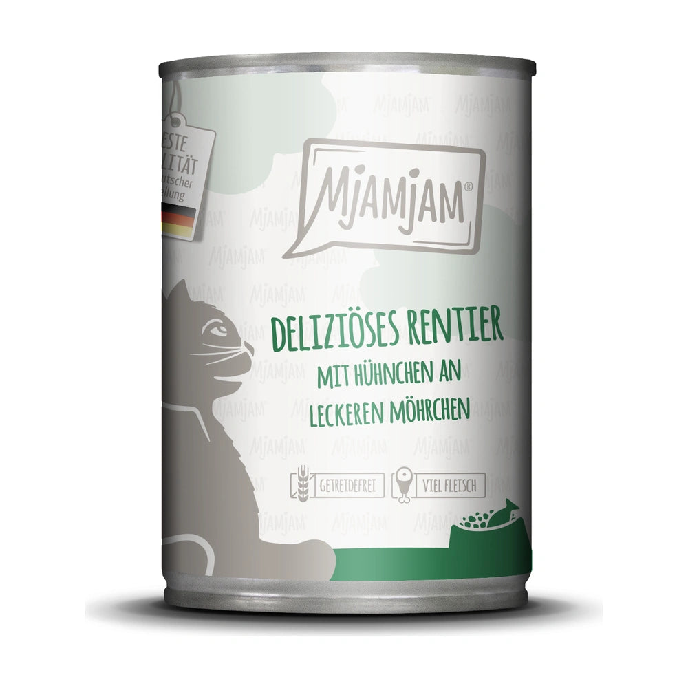 MjAMjAM deliziöses Rentier mit Hühnchen an leckeren Möhrchen