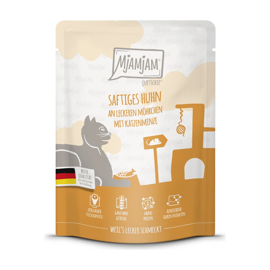 MjAMjAM Quetschie - saftiges Huhn an leckeren Möhrchen