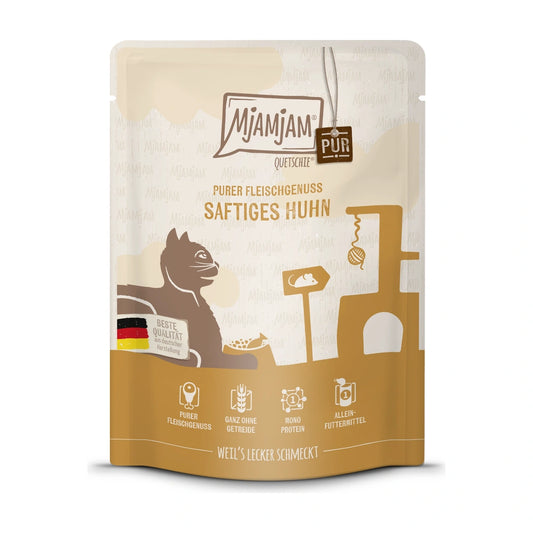 MjAMjAM Quetschie - Purer Fleischgenus - saftiges Huhn pur