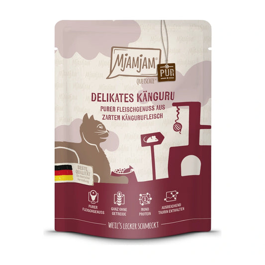 MjAMjAM Quetschie - Purer Fleischgenuss - delikates Känguru pur
