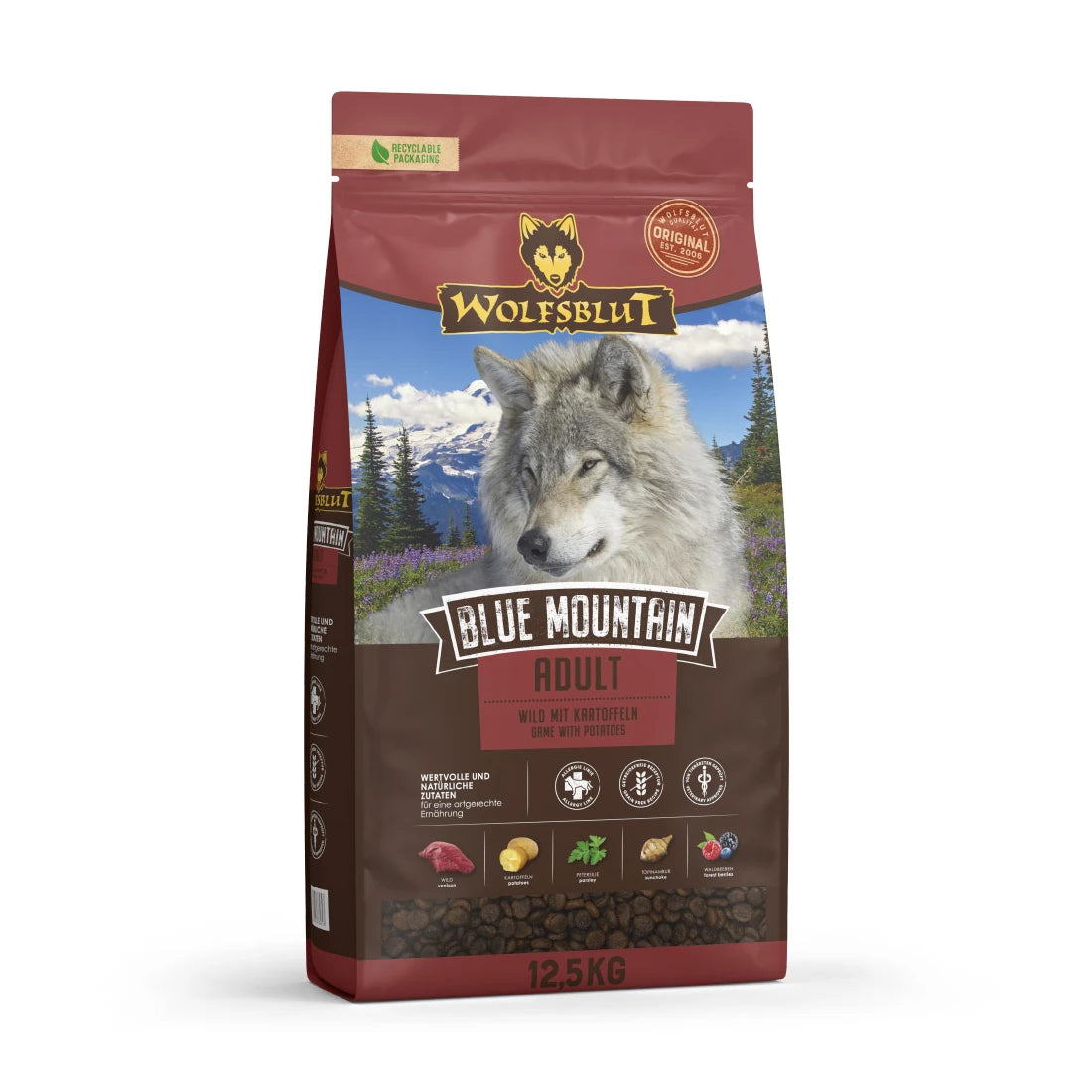 Wolfsblut Blue Mountain Adult - Wild mit Kartoffel