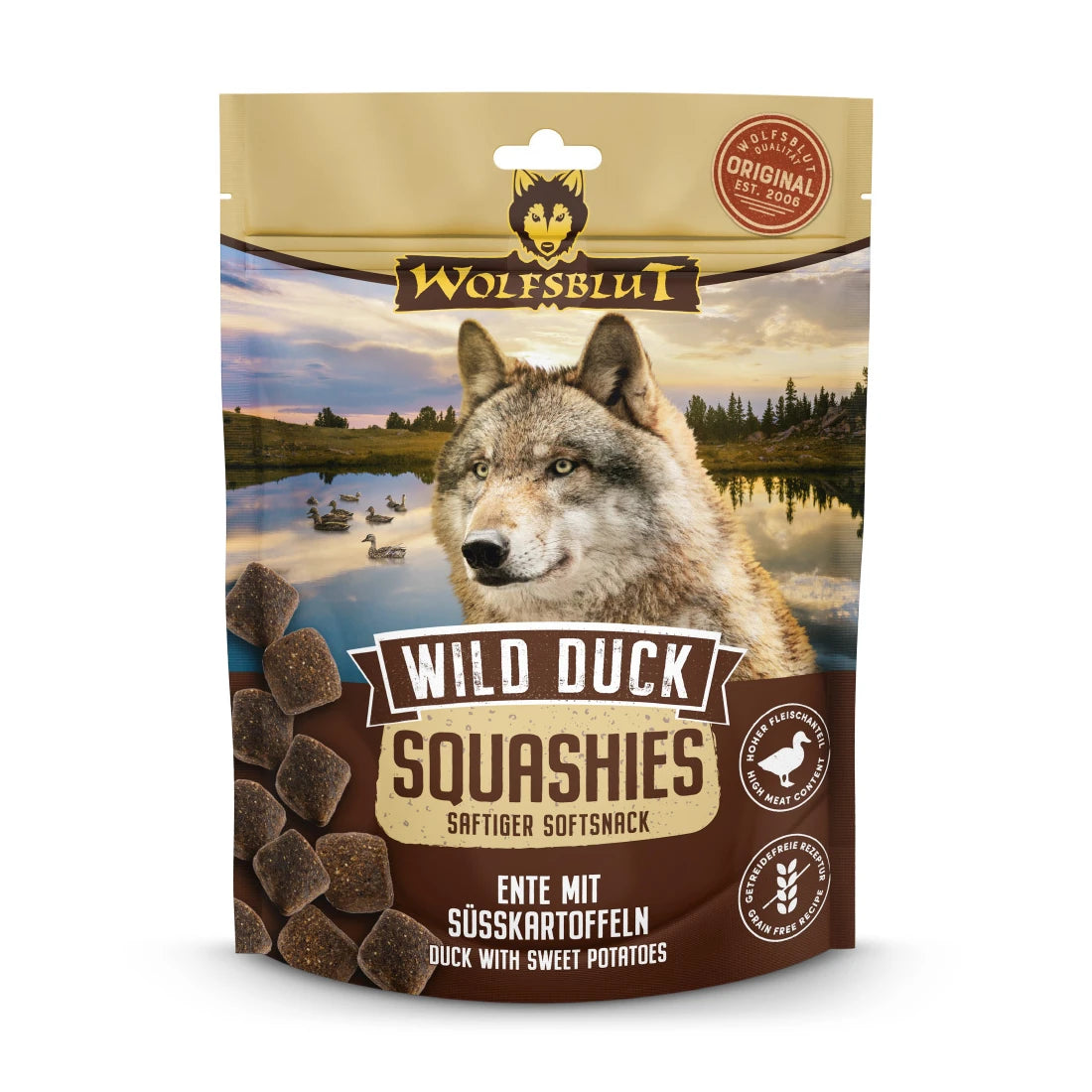 Wolfsblut Wild Duck Squashies - Ente mit Süßkartoffel