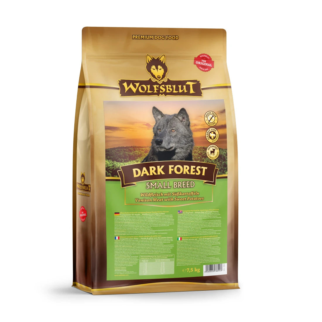 Wolfsblut Dark Forest Small Breed - Wild mit Süßkartoffel