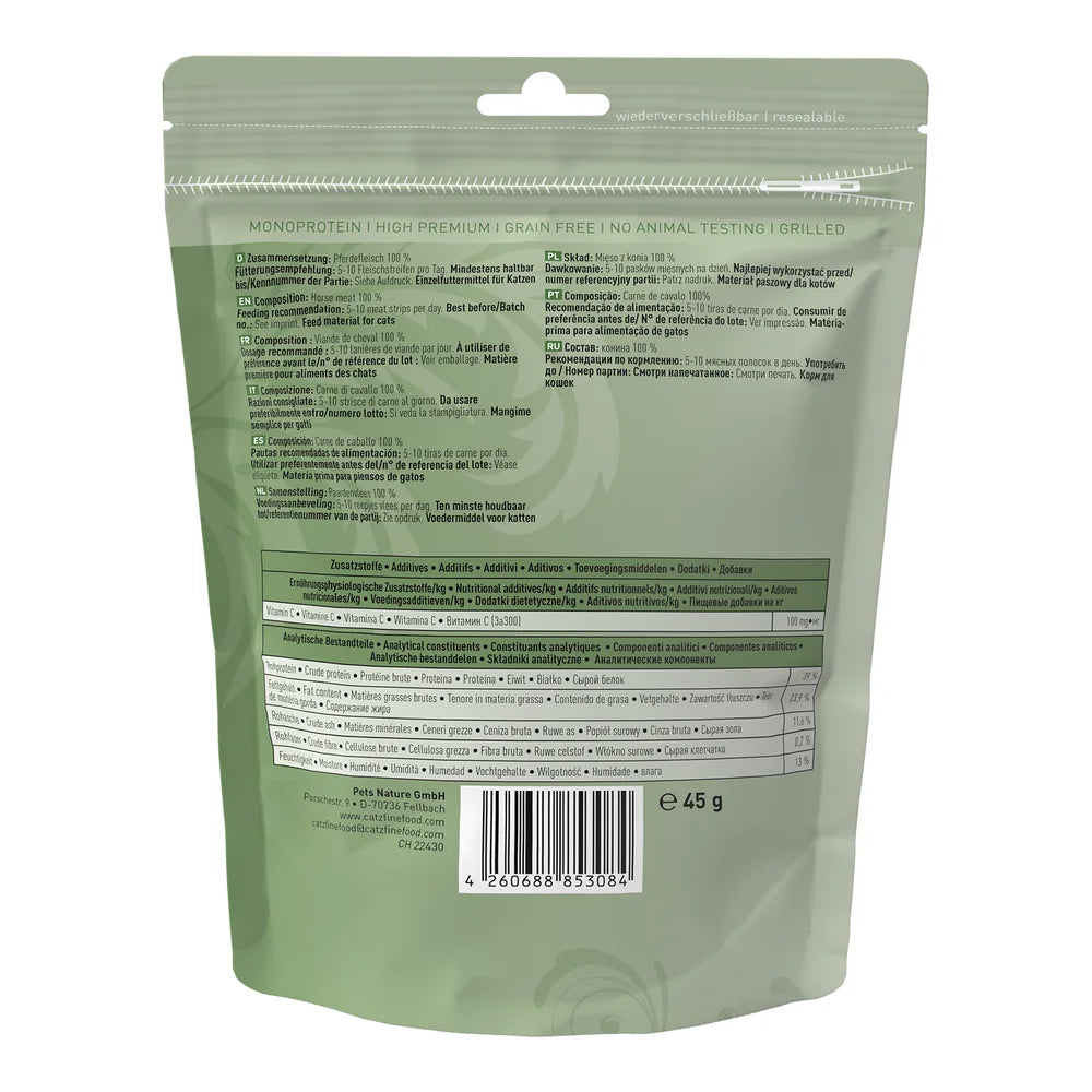 Catz finefood Meatz N°15 Pferd 45g