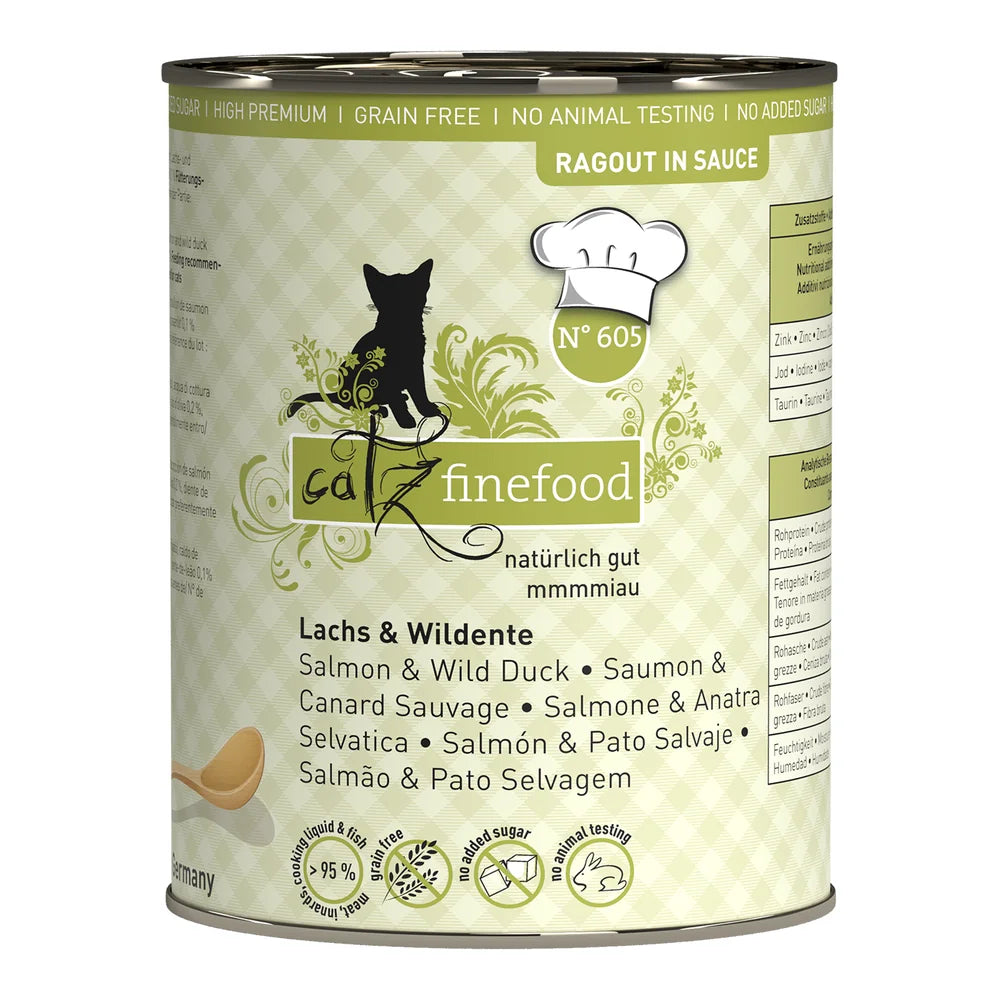 Catz finefood RAGOUT Lachs & Wildente