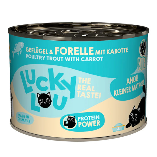 Lucky Lou Lifestage Kitten Geflügel & Forelle
