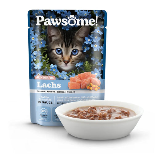 Pawsome Junior Lachs 85g