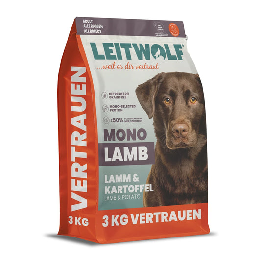 Leitwolf MONO LAMB Adult - Lamm & Kartoffel