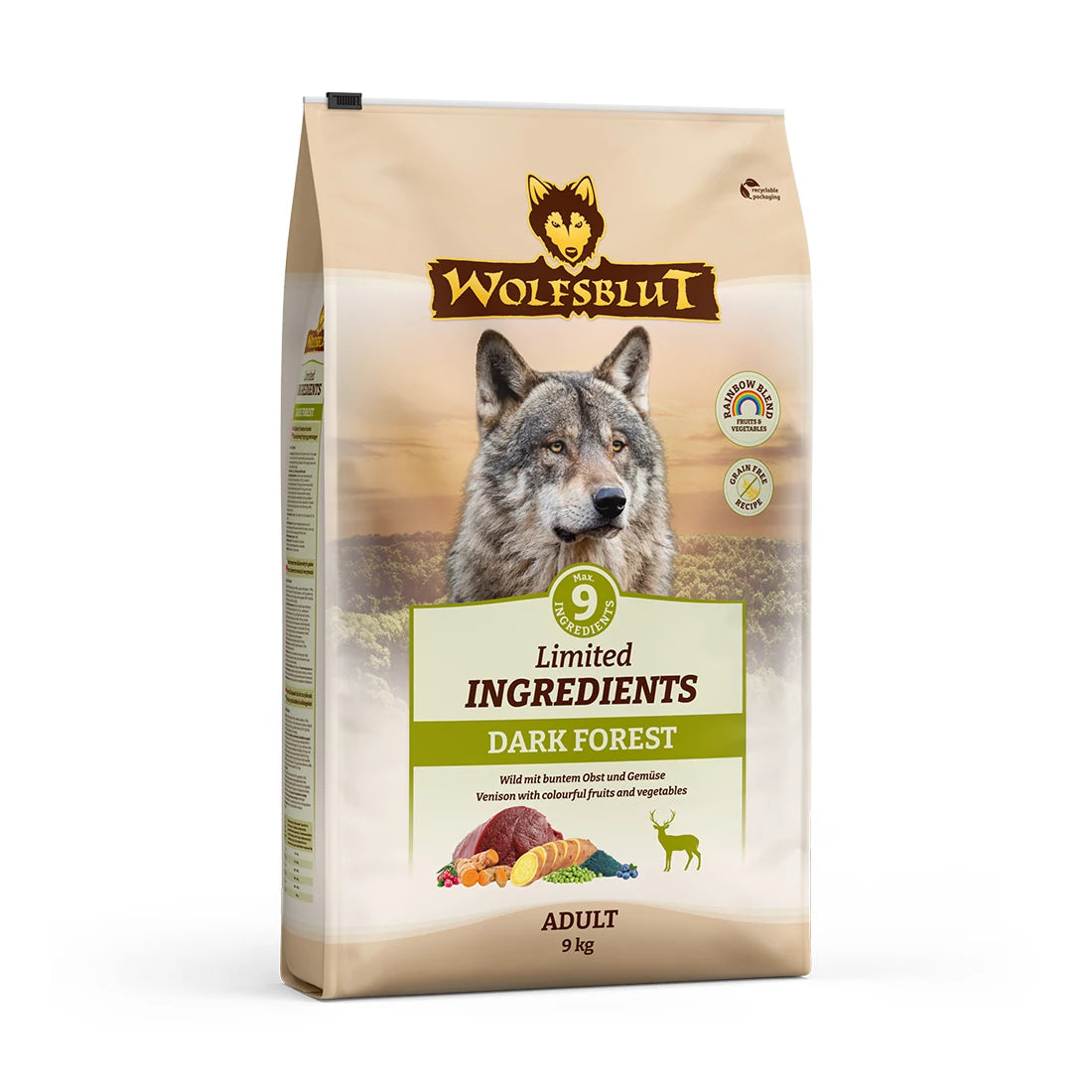 Wolfsblut Limited Ingredients Dark Forest Adult - Wild mit Süßkartoffel