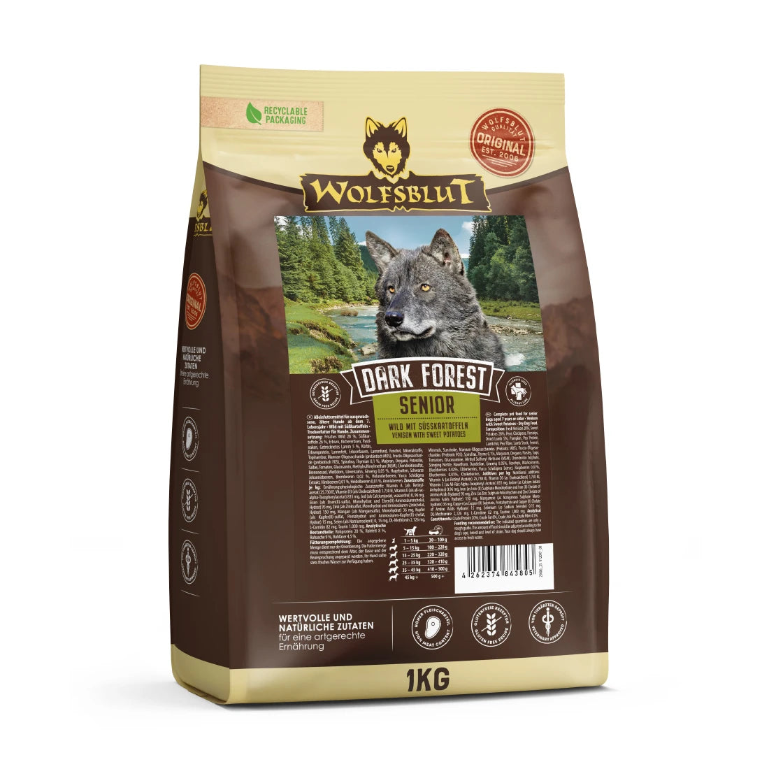 Wolfsblut Dark Forest Senior - Wild mit Süßkartoffel