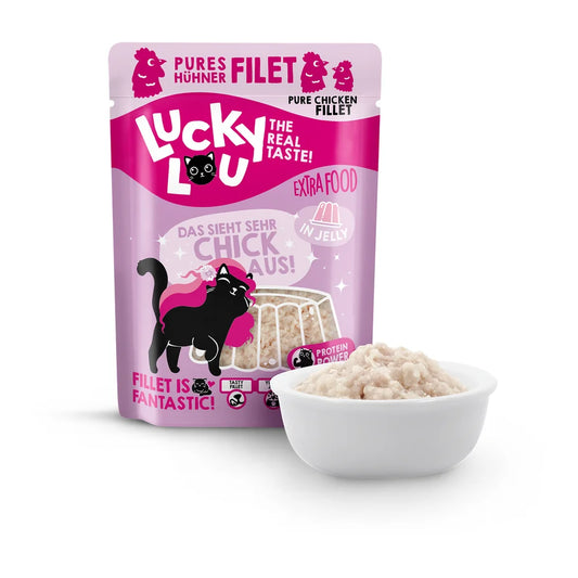 Lucky Lou EXTRA FOOD Hühnerfilet in Jelly 70g Pouch