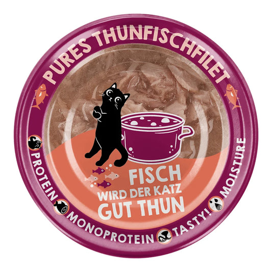 Lucky Lou EXTRA FOOD Thunfischfilet in Broth 70g Dose
