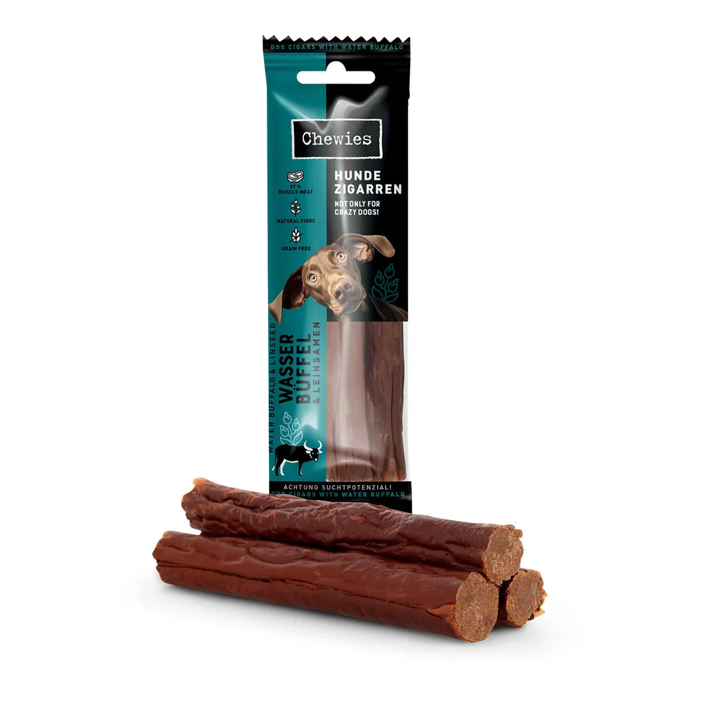 Chewies HUNDEZIGARREN Wasserbüffel 75g