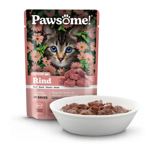 Pawsome Junior Rind 85g