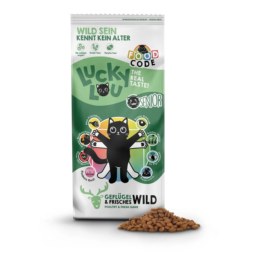 Lucky Lou Food Code Senior Geflügel & Wild