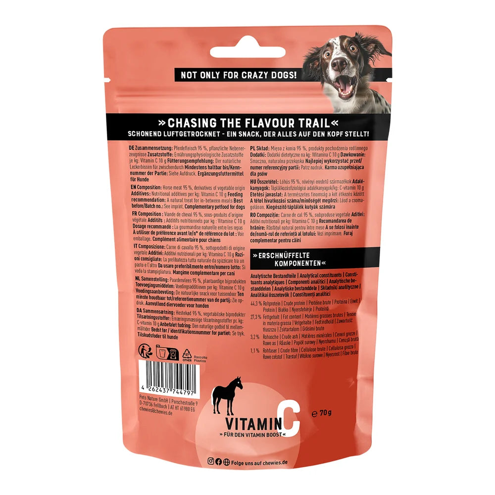 Chewies Fleischstreifen SOFT Mini Pferd 70g