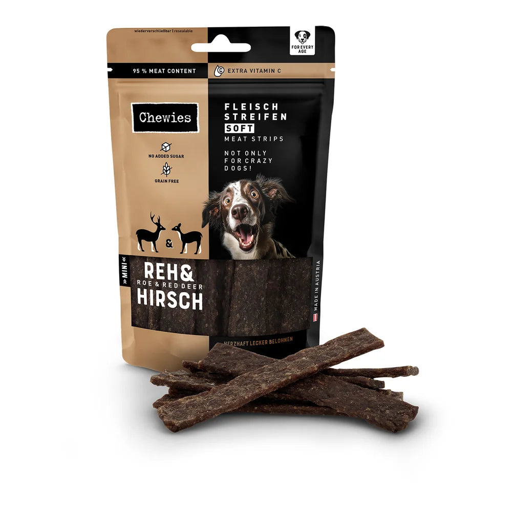 Chewies FleischstreifenSOFT Mini Reh & Hirsch 70g