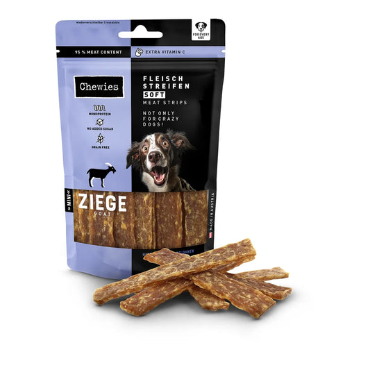 Chewies Fleischstreifen SOFT Mini Ziege 70g