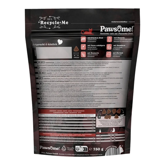 Pawsome Fresh & Dry Sterilised Rind 750g