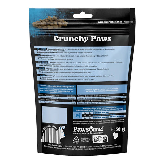 Pawsome Crunchy Paws Lachs 150g
