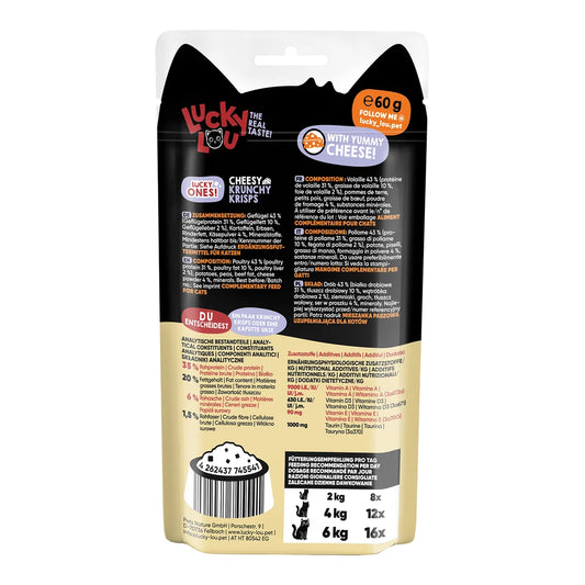 Lucky Lou Lucky Ones Krunchy Krisps Huhn & Käse 60g