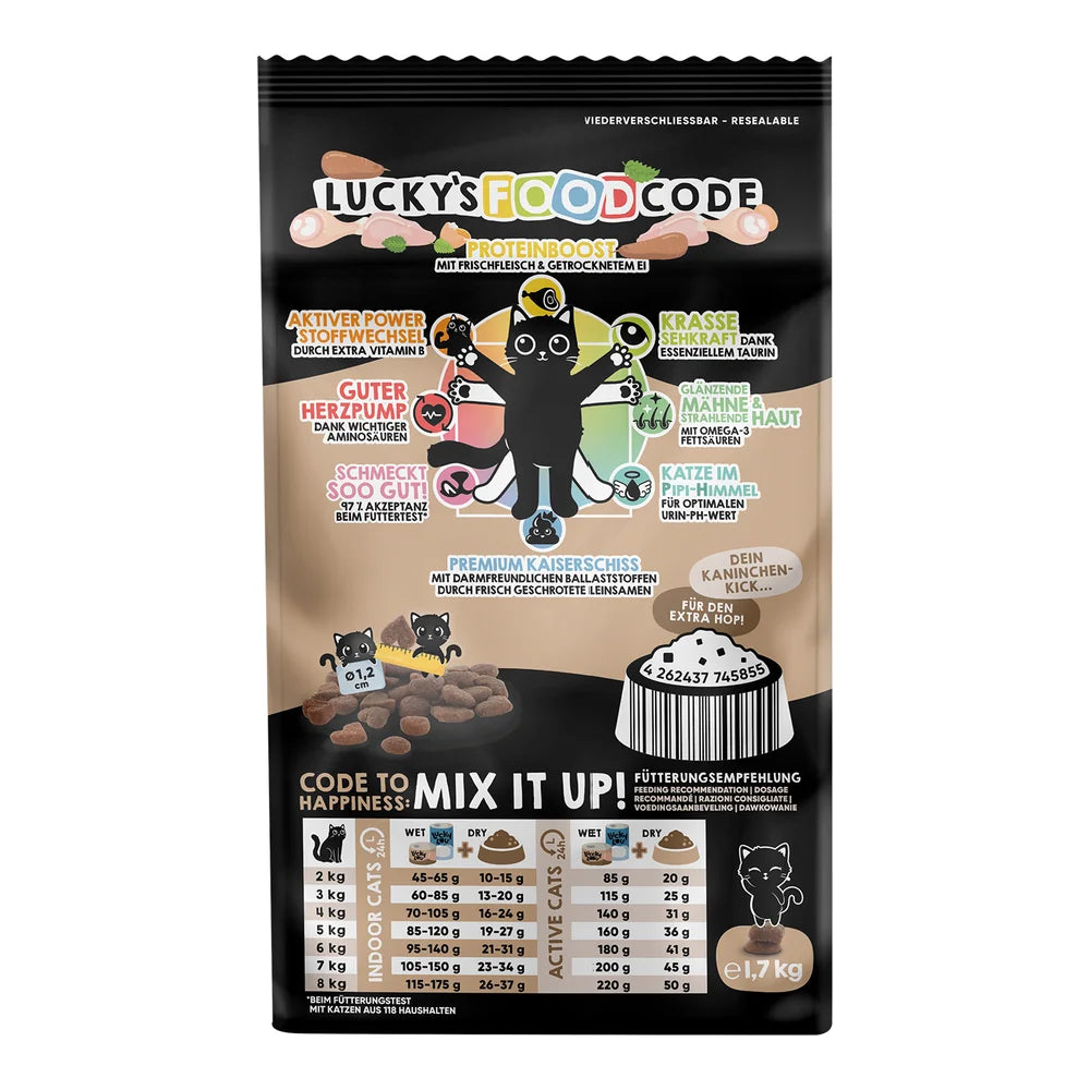 Lucky Lou Food Code Mono Kaninchen