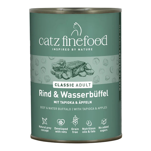 Catz finefood CLASSIC Rind & Wasserbüffel