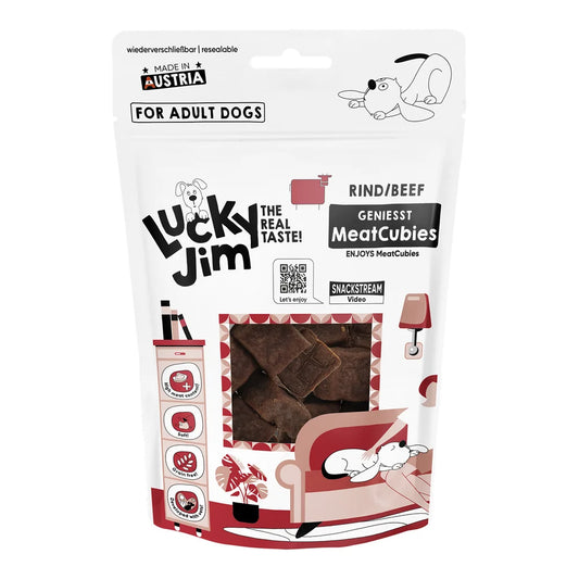 Lucky Jim MeatCubies Rind 70g