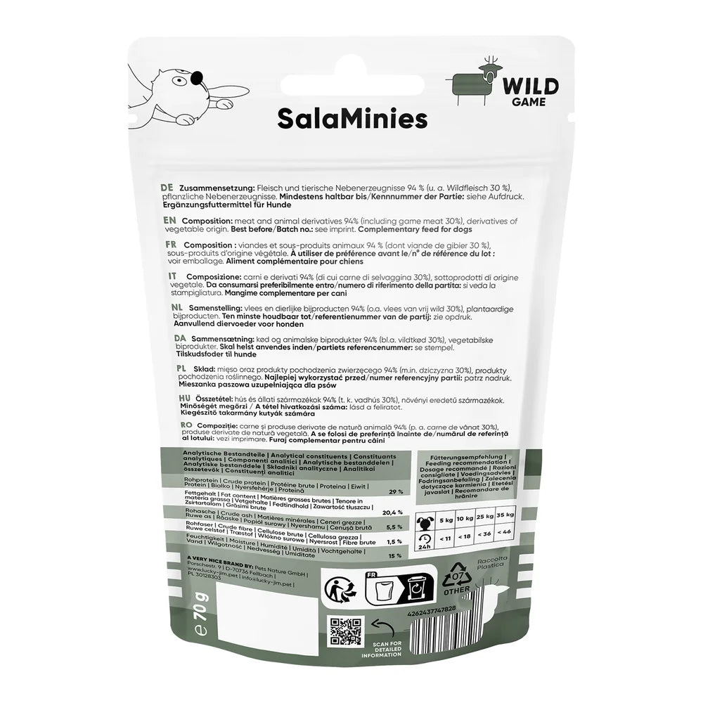 Lucky Jim SalaMinies Wild 70g