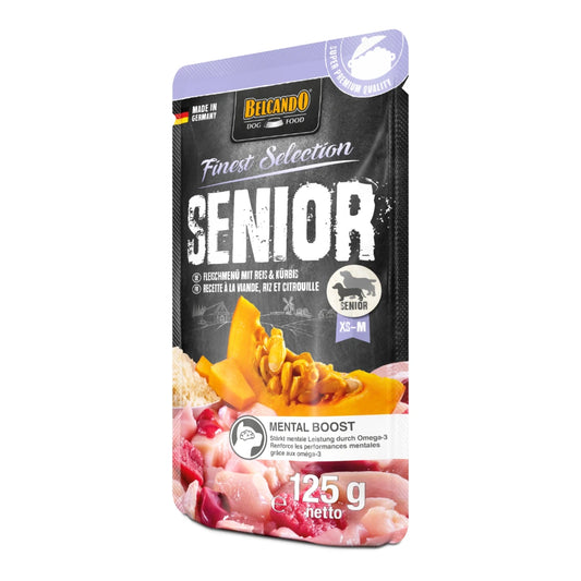 Belcando® Senior Fleischmenü mit Reis & Kürbis 125g