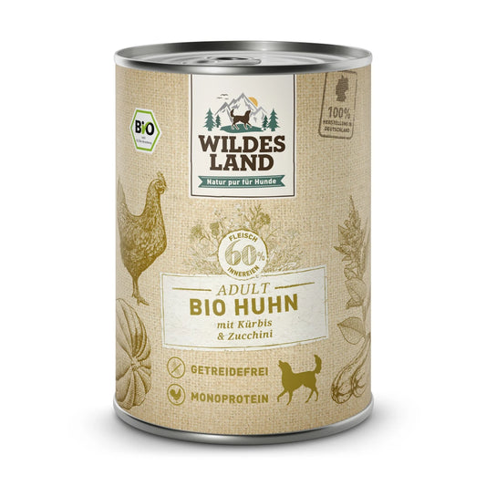 Wildes Land Bio Huhn mit Kürbis & Zucchini