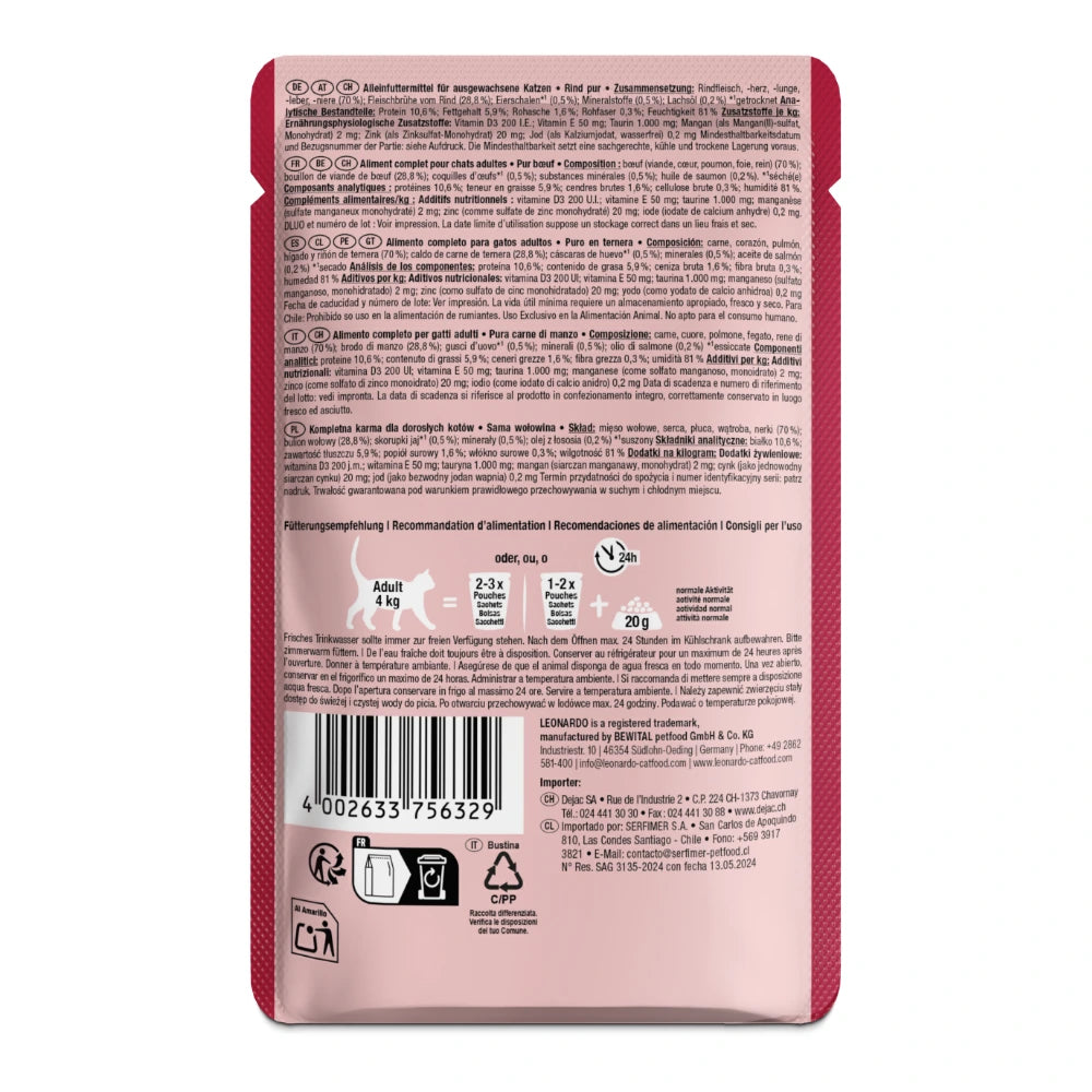 Leonardo® Rind pur 85g