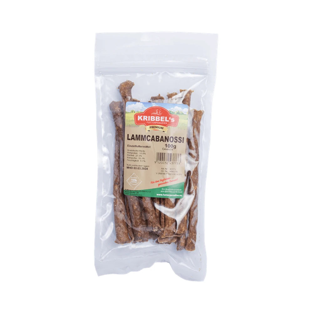 Kribbel's PURE Lamm Cabanossi 100g