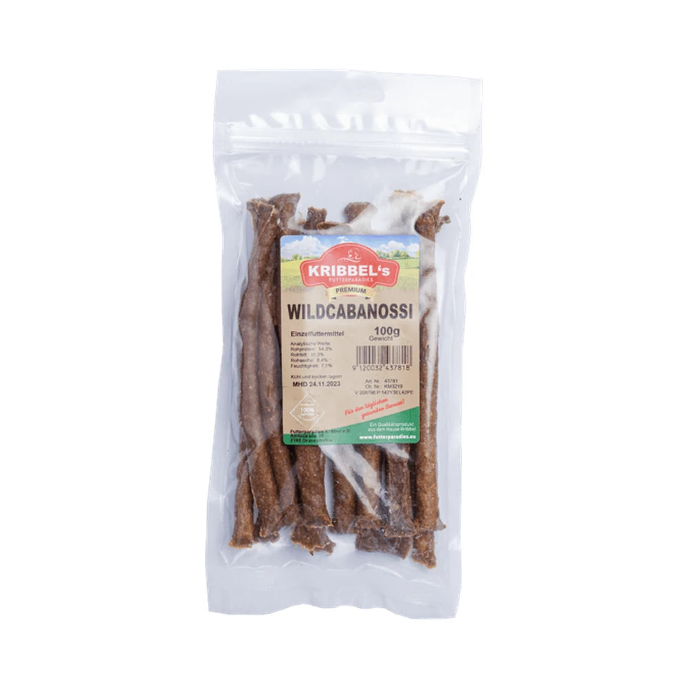 Kribbel's PURE Wild Cabanossi 100g