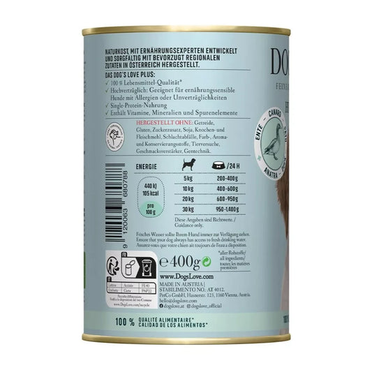 DOG'S LOVE ADULT Hypoallergen Ente 400g