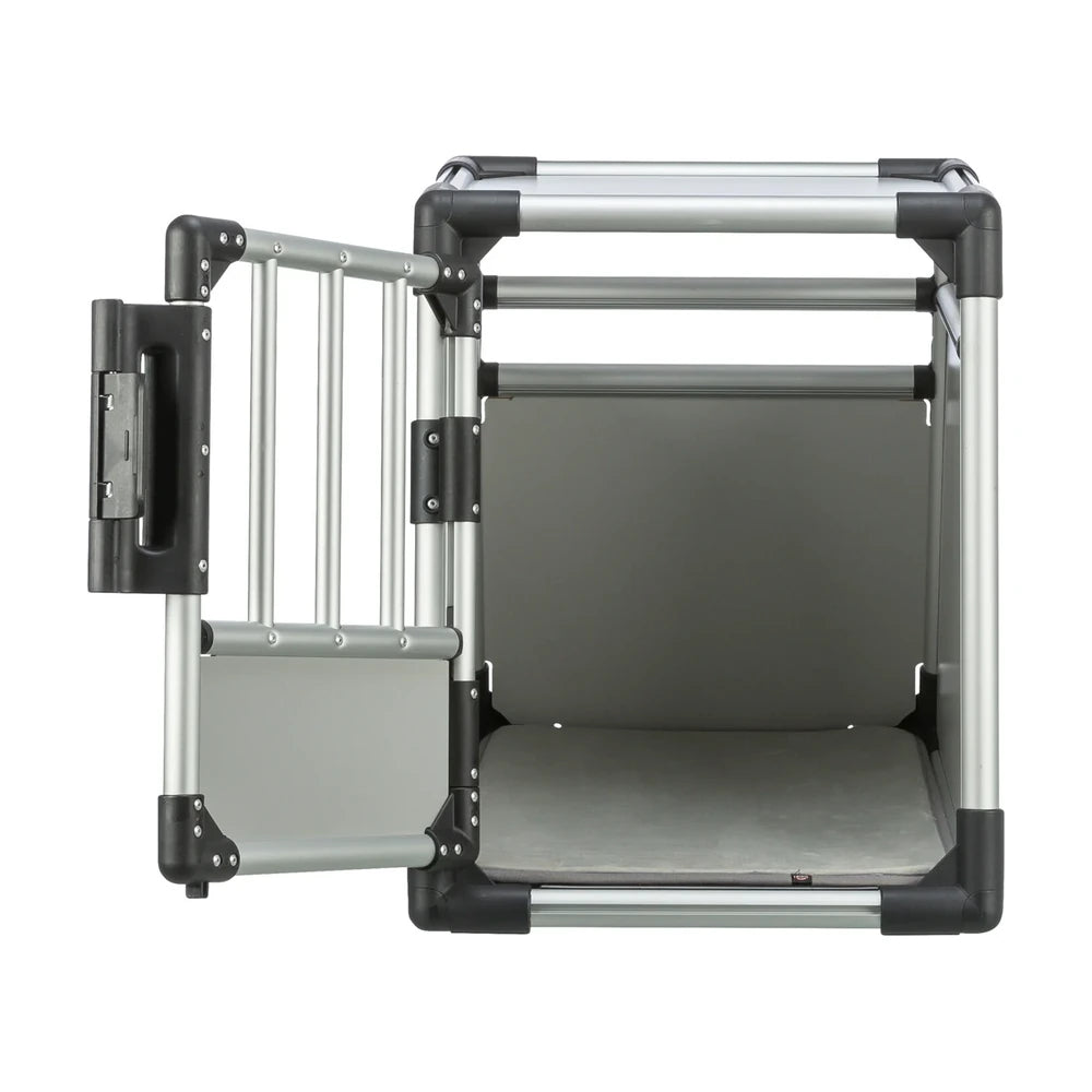 TRIXIE Transportbox Aluminium, M: 53x61x74cm - 39341