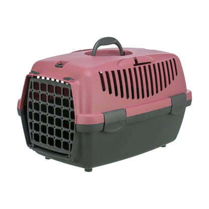TRIXIE Transportbox Capri 1, XS: 32x31x48cm - dunkelgrau/altrosa