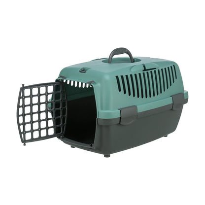 TRIXIE Transportbox Capri 2, XS-S: 37x34x55cm - dunkelgrau/petrol
