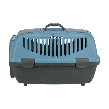 TRIXIE Transportbox Capri 2, XS-S: 37x34x55cm - dunkelgrau/blau