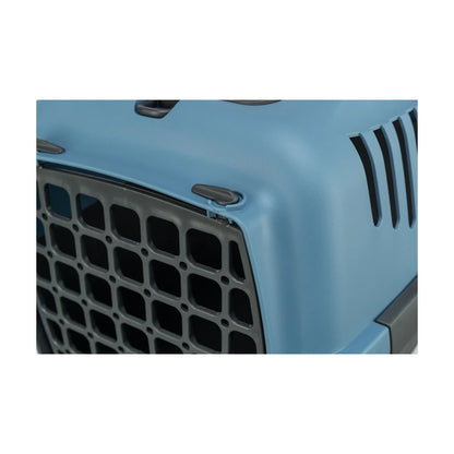 TRIXIE Transportbox Capri 2, XS-S: 37x34x55cm - dunkelgrau/blau