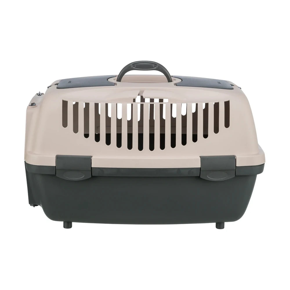 TRIXIE Transportbox Capri 2, XS-S: 37x34x55cm - dunkelgrau/blush