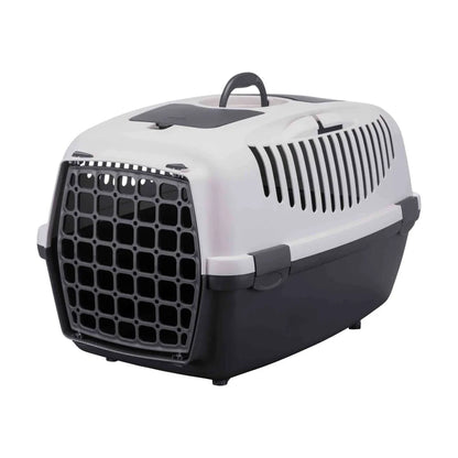TRIXIE Transportbox Capri 3, S: 40x38x61cm - dunkelgrau/hellgrau