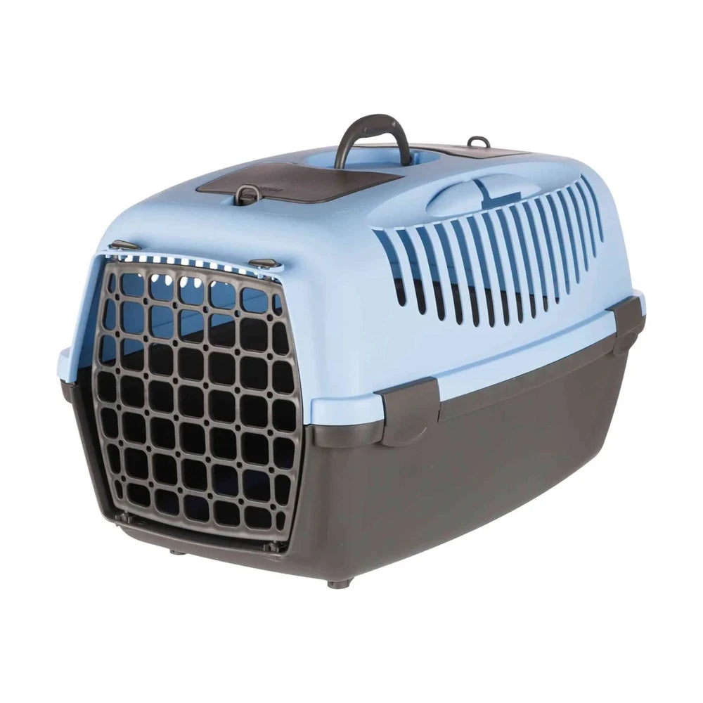 TRIXIE Transportbox Capri 3, S: 40x38x61cm - dunkelgrau/blau