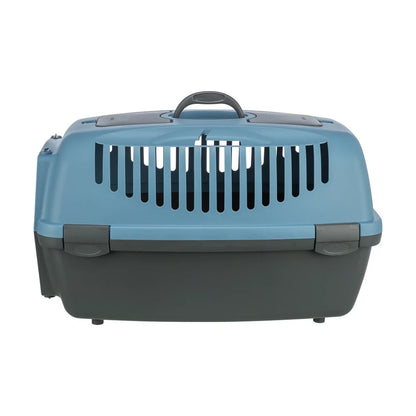 TRIXIE Transportbox Capri 3, S: 40x38x61cm - dunkelgrau/blau