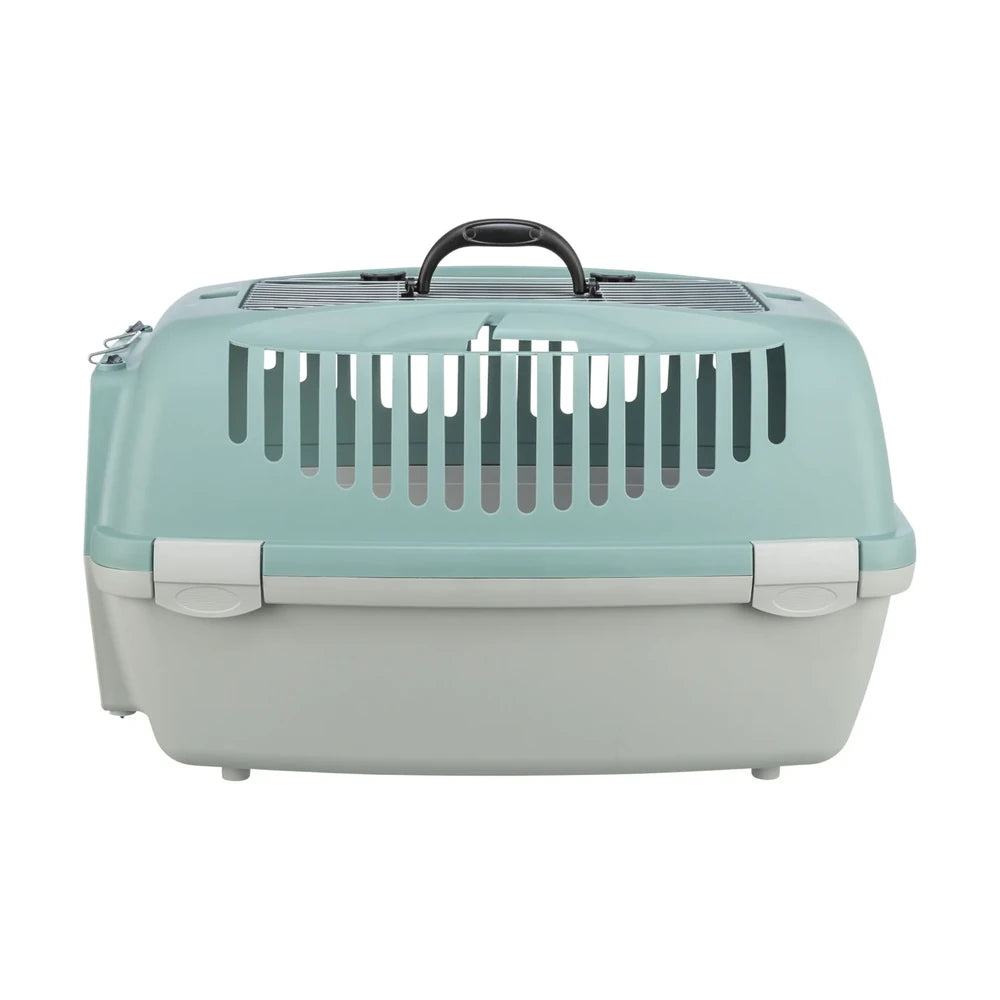 TRIXIE Transportbox Capri 3 Open Top, S: 40x38x61cm - hellgrau/salbei