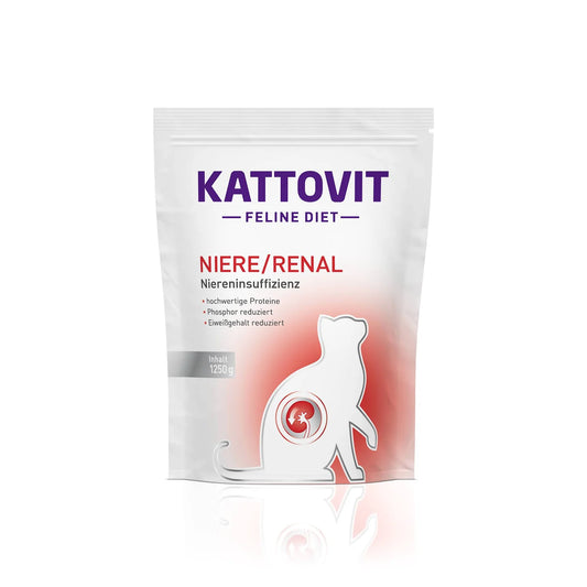 Kattovit Feline Diet Trockenfutter Niere/Renal 1250g
