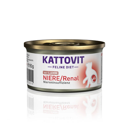 Kattovit Feline Diet Dose Niere/Renal Lamm 85g