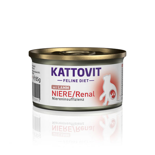 Kattovit Feline Diet Dose Niere/Renal Lamm 85g