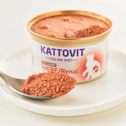 Kattovit Feline Diet Dose Niere/Renal Lamm 85g
