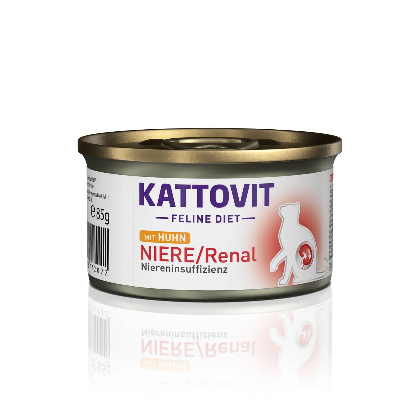 Kattovit Feline Diet Dose Niere/Renal Huhn 85g